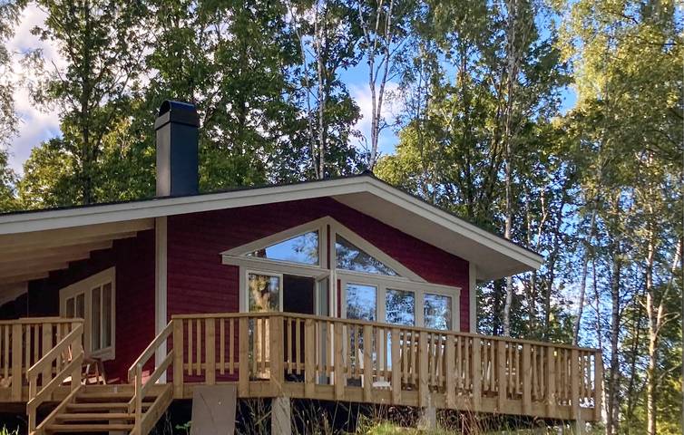 Hus för 6 Personer med sjöutsikt in Marks kommun, Västra Götalands län