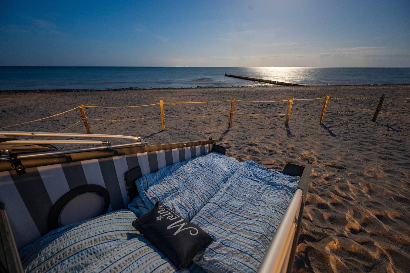 Schlafstrandkorb Nr. 1 in Kellenhusen, Ostholstein