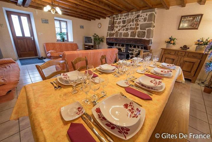 Gîte pour 9 personnes, avec jardin, animaux acceptés à Nébouzat - 4