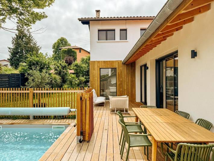 Villa pour 8 personnes, avec piscine et jardin, adapté aux familles à Bayonne - 2