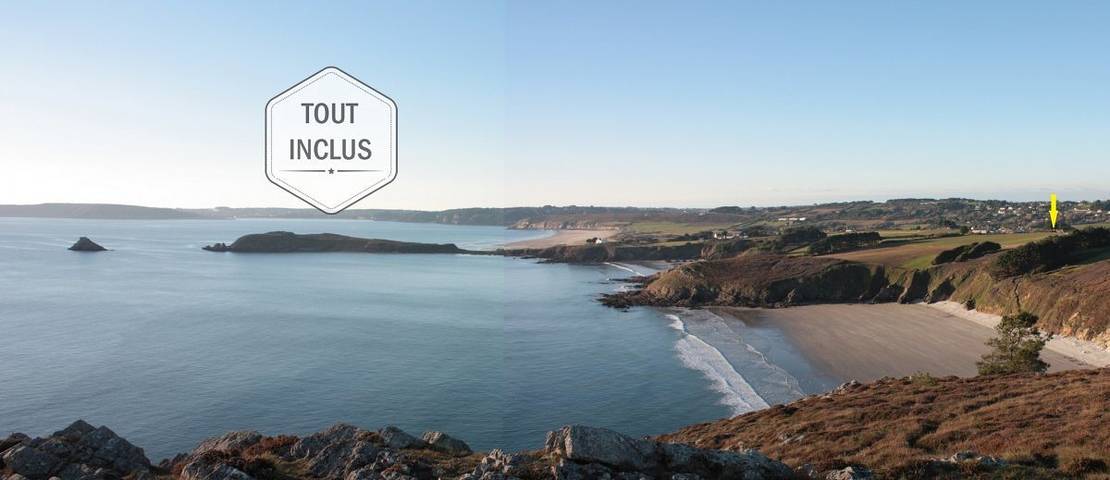 Maison de vacances pour 4 personnes, avec jardin et terrasse à Crozon