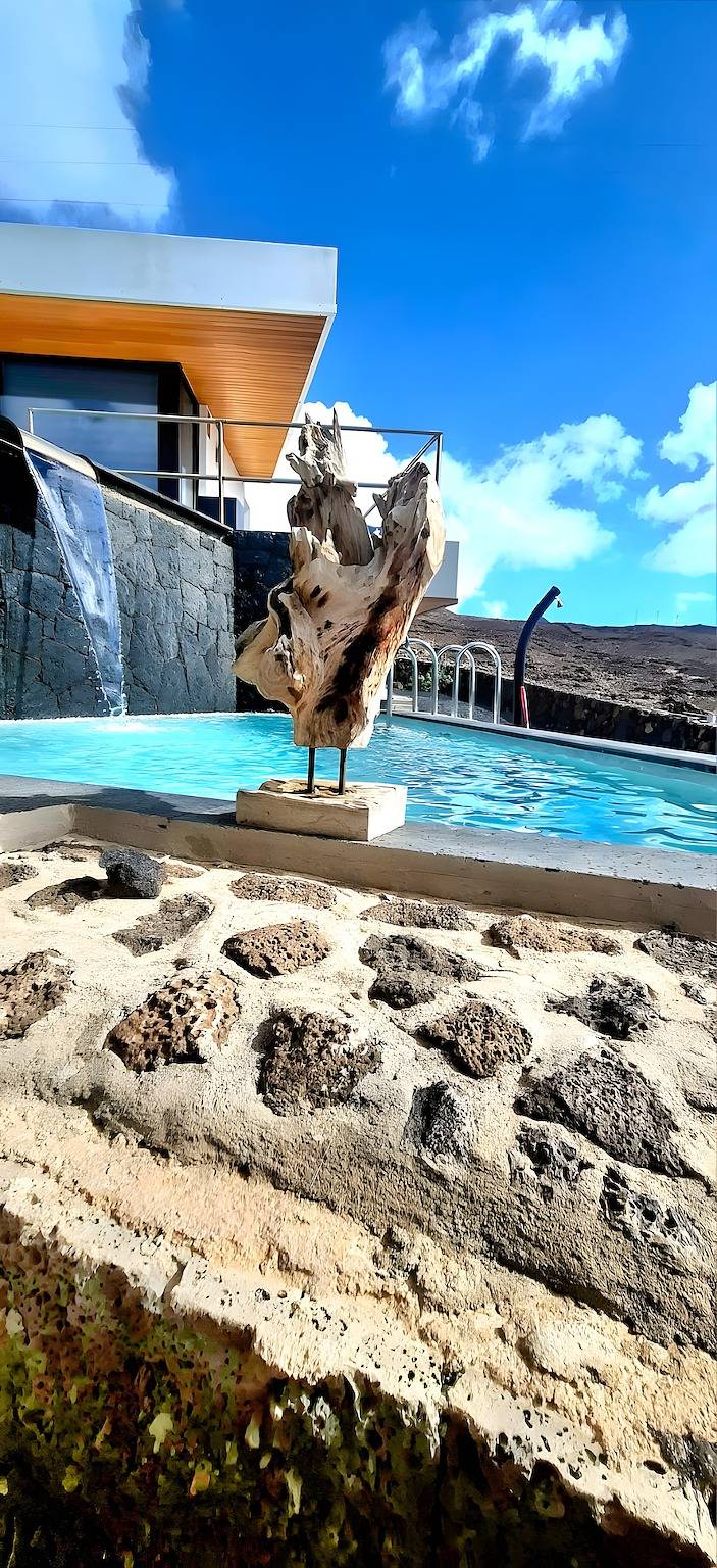 Villa de vacances 'Atlantis' avec vue sur la mer, Wi-Fi et climatisation in Las Breñas, Yaiza