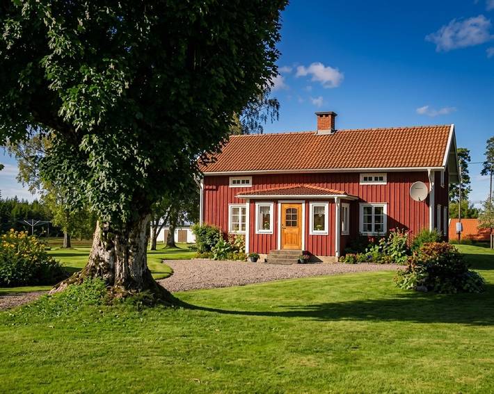 Hus för 5 Personer med trädgård in Västergötland