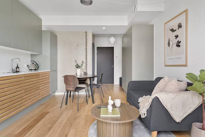 Vacation rental for 2 people, with balcony and yard, kid friendly in Aarhus