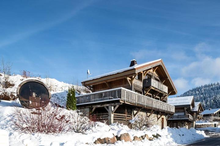 Chalet voor 12 personen, with tuin and whirlpool as well as sauna in de Vogezen