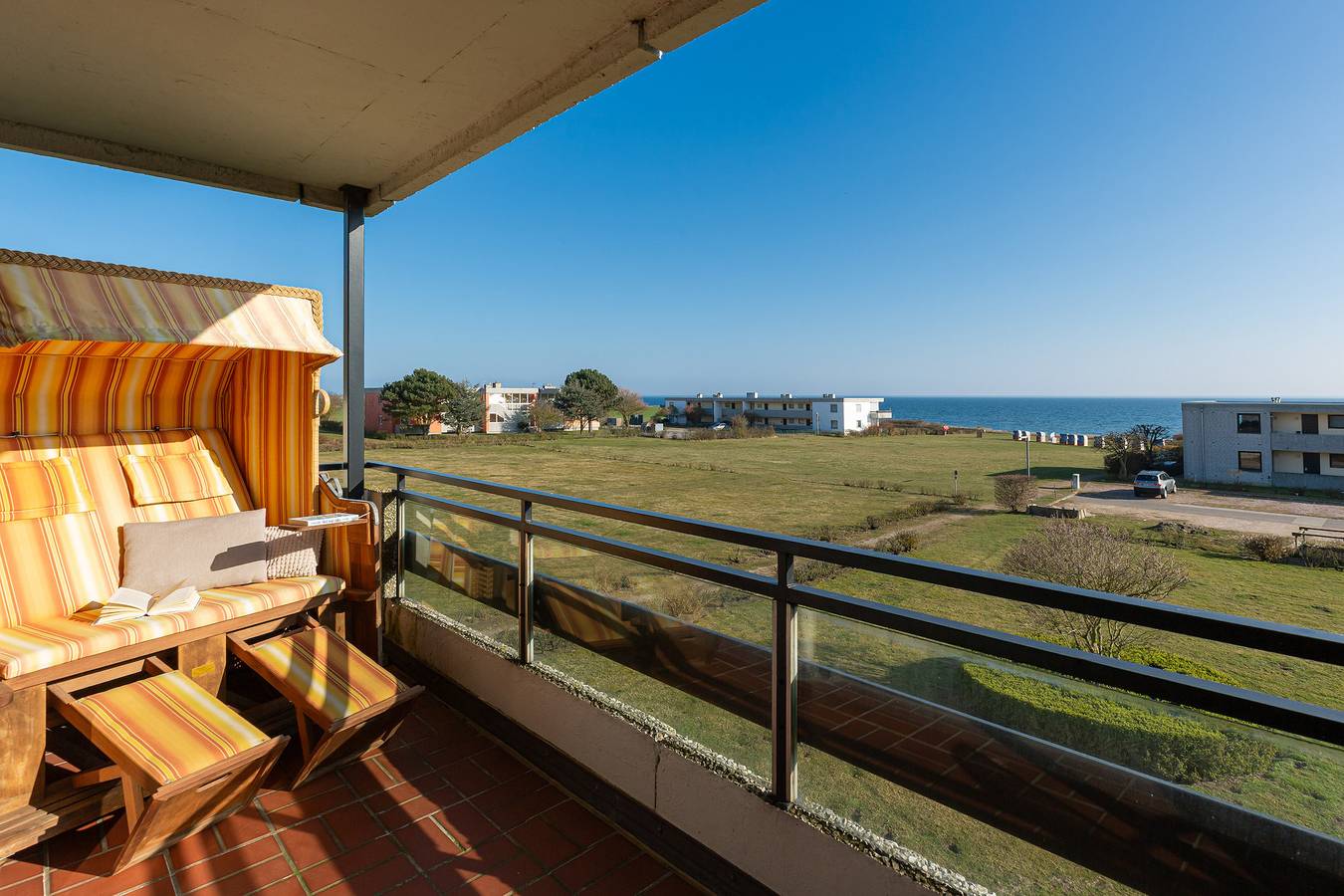 Appartement de vacances entier, Meerblick mit Wohlfühlfaktor in Est de Fehmarn, Fehmarn