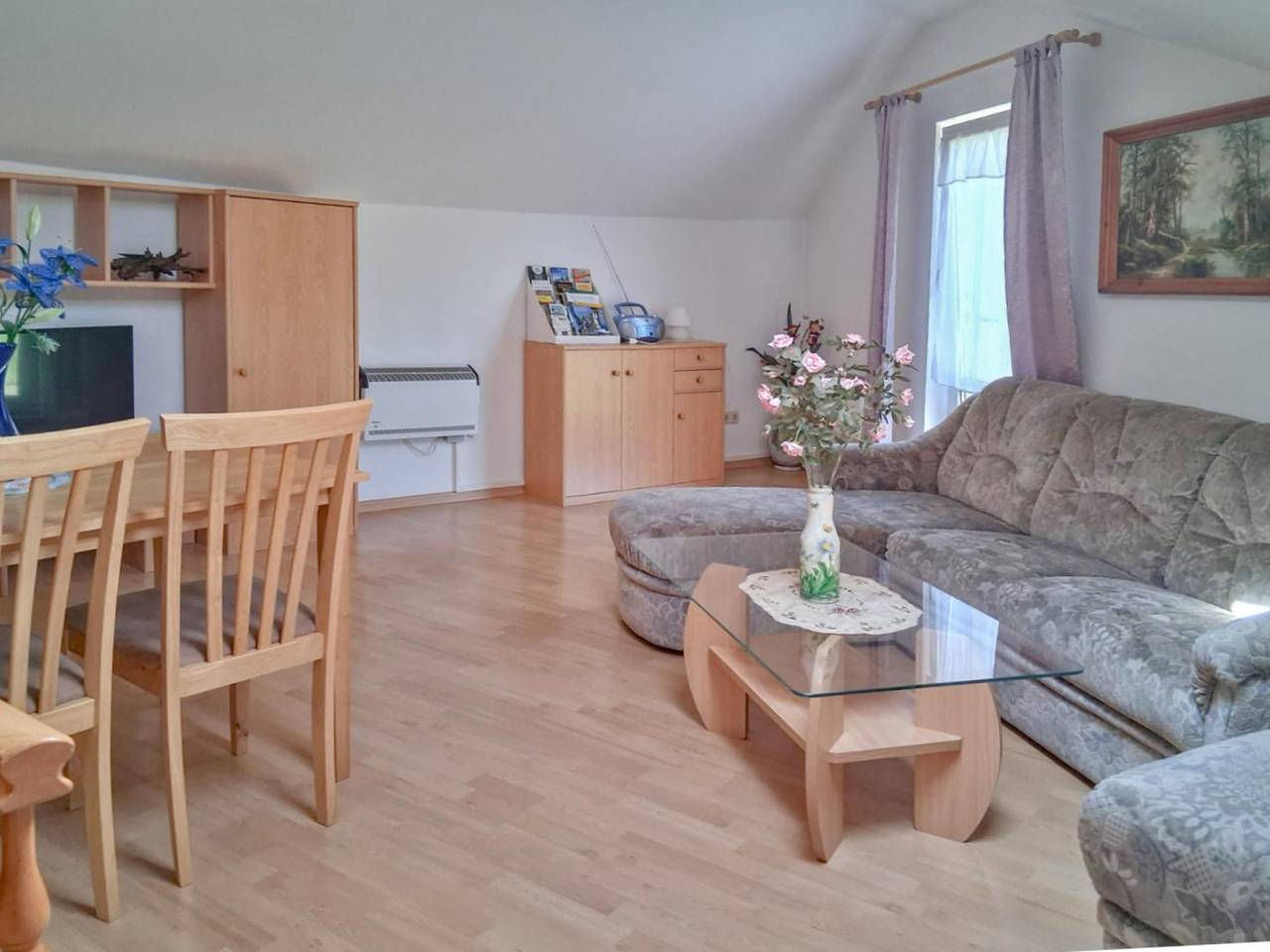 Ferienhaus am Rennsteig mit Blick ins Grüne in Emsetal, Waltershausen