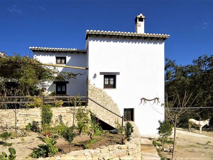 Cabaña para 14 personas, con Balcón/Terraza y Terraza además de Jacuzzi y Jardín en Andalucía