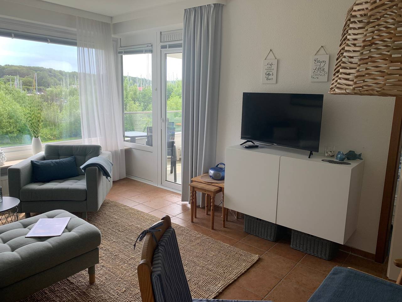 Appartement entier, Appartement « Fjordwind » avec vue sur la mer, balcon et Wi-Fi in Glücksburg, Flensburger Förde