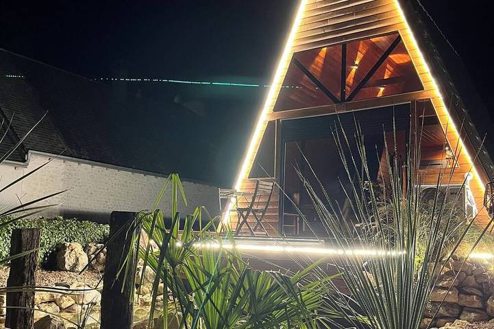 Gîte pour 4 personnes, avec jacuzzi et terrasse dans Villampuy