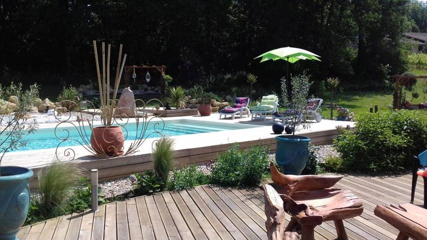Villa pour 6 personnes, avec jardin ainsi que piscine et vue