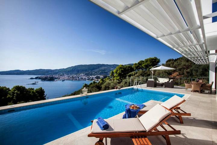 Villa mit pool für 4 Personen, mit Garten und Pool sowie Whirlpool auf Skiathos - 3