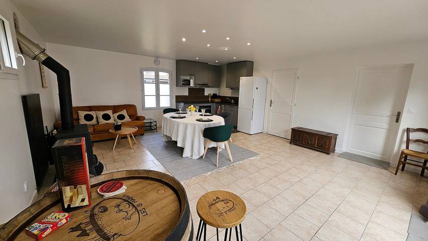 Ferienhaus „Les 3 Mares“ mit Gemeinschaftsgarten und Wlan in Berchères-Saint-Germain, Chartres und Umgebung
