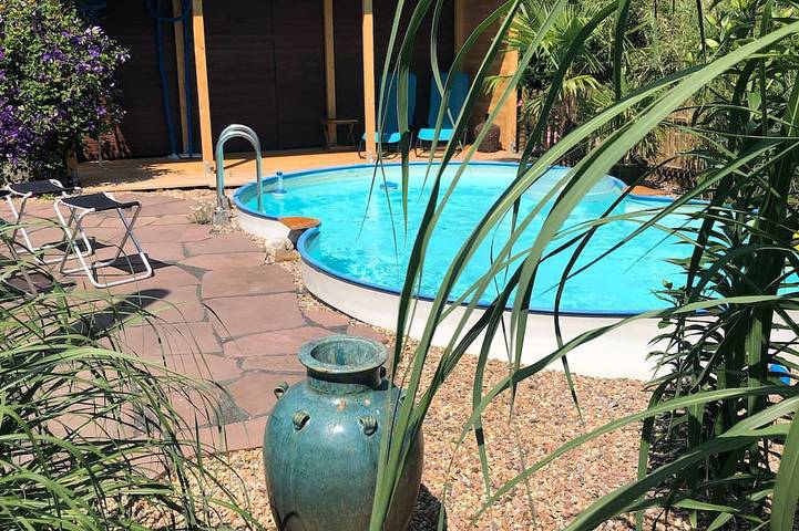 Ferienhaus für 4 Personen, mit Terrasse und Sauna