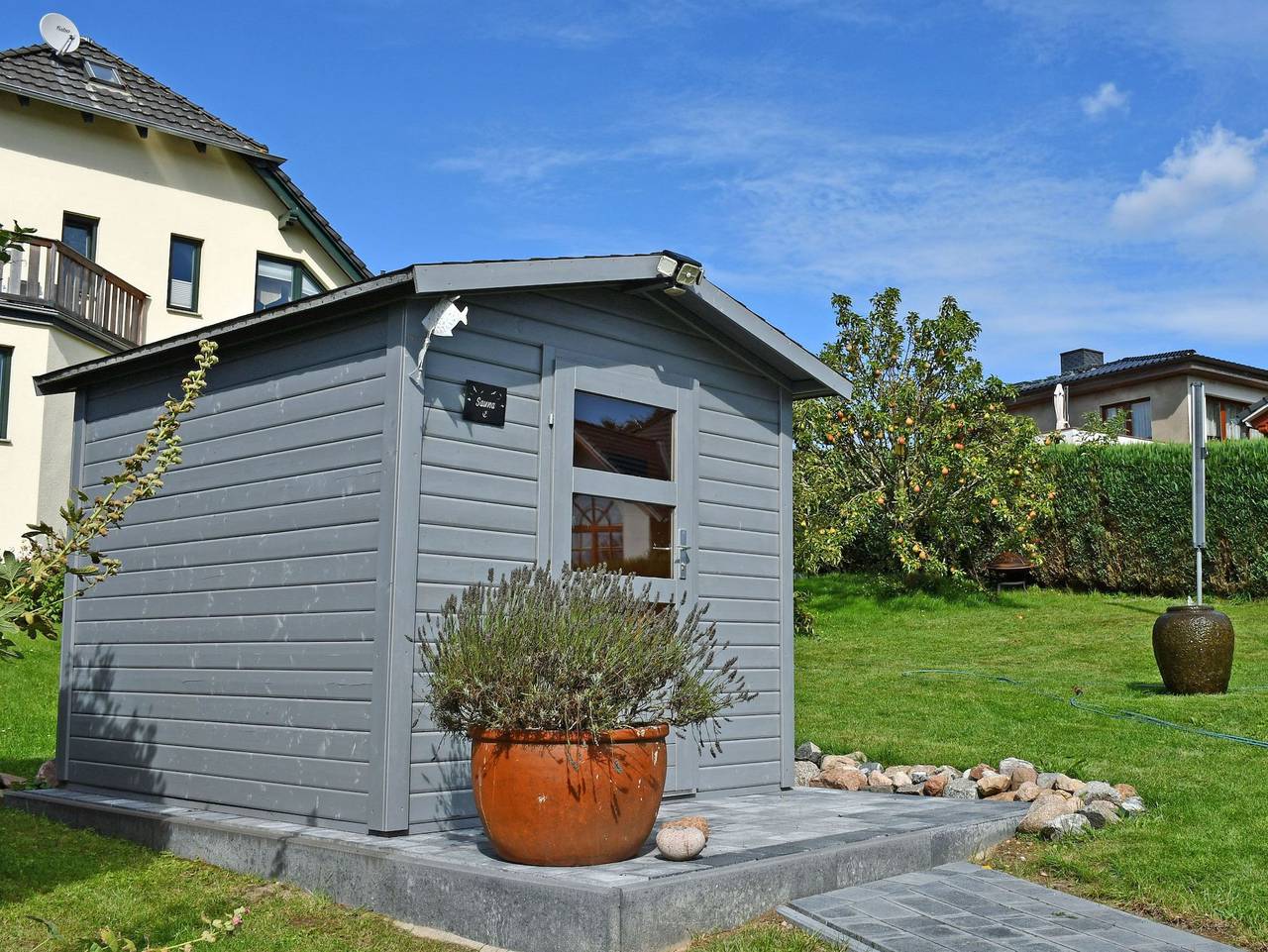 Ganze Ferienwohnung, Ferienhaus zur Granitz mit Terrasse und Sauna in Lancken-Granitz, Rügen
