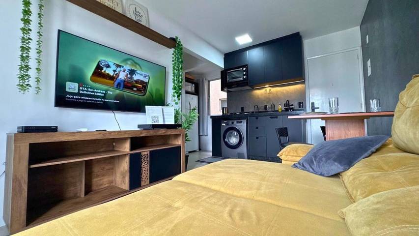 Casas e apartamentos de temporada para 4 pessoas, com vista e balcão, adaptado a crianças em Praia Brava SC