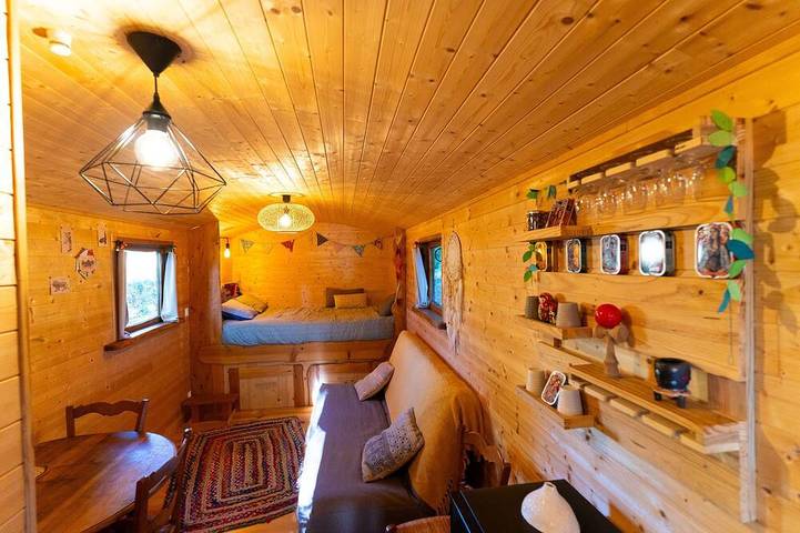 Chalet pour 4 personnes, avec Terrasse et Jardin