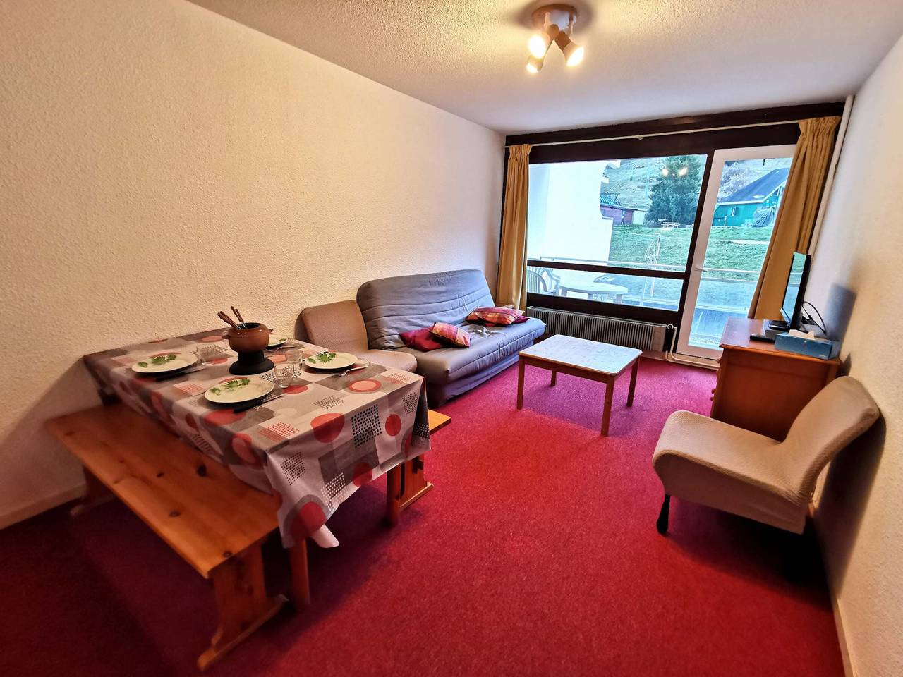 Apartamento entero, Agradable apartamento de 2 habitaciones cabina, con balcón y vistas, cerca de remontes y piscina in Prapoutel, Les Adrets