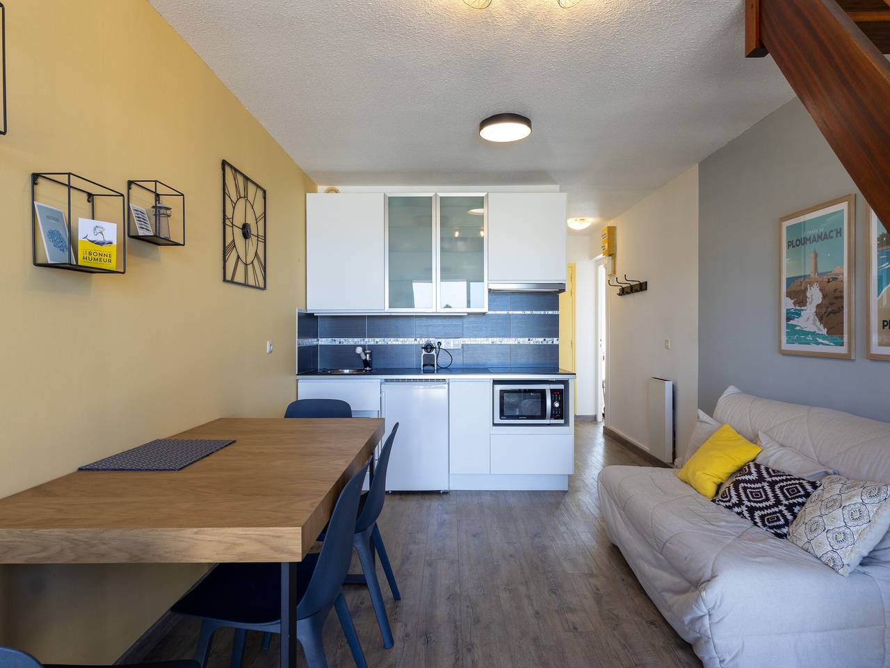 Ganze Wohnung, Appartement 'Ty Fox By Madame Est Servie' mit Meerblick und Balkon in Perros-Guirec, Rosa Granitküste