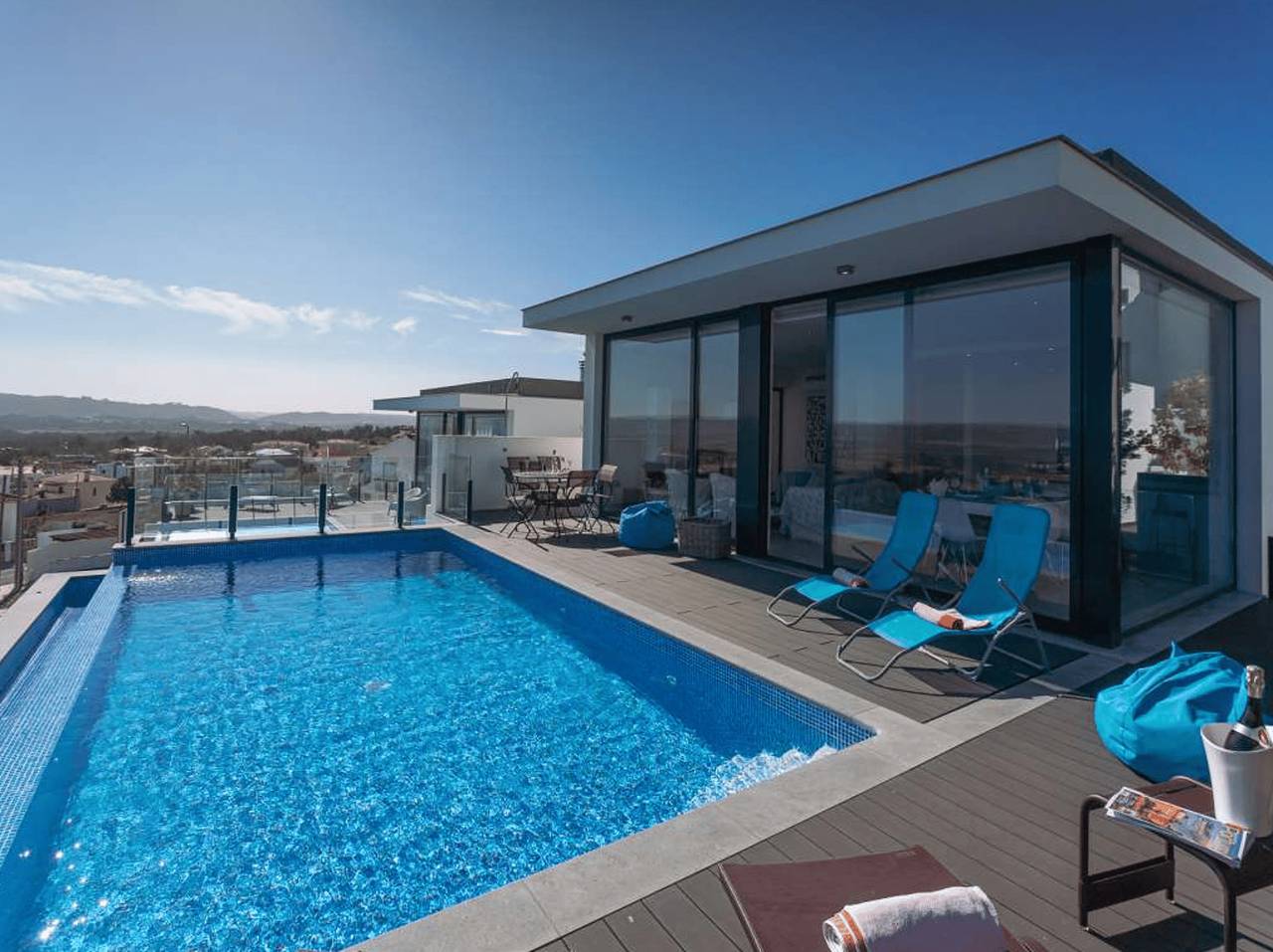 Villa für 7 Personen mit Meerblick in Salir do Porto, Tornada e Salir do Porto