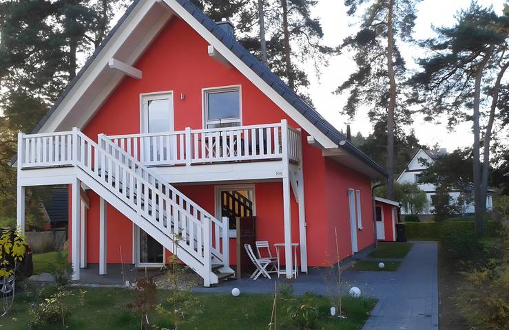 Ferienwohnung für 4 Personen, mit Balkon und Garten sowie Sauna in Mecklenburgische Seenplatte