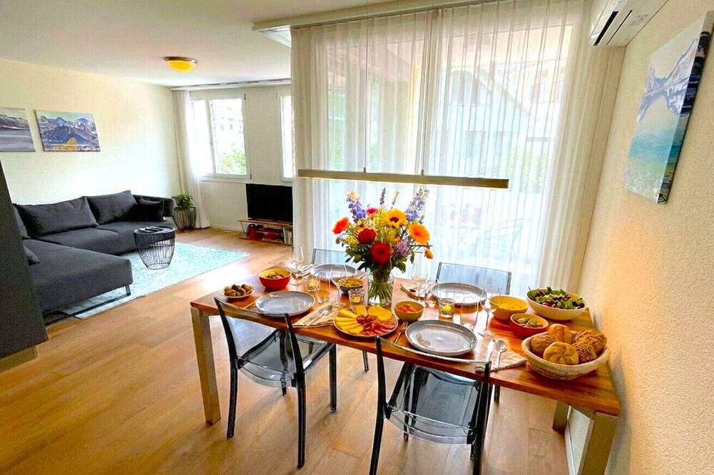 Apartamento entero, Concierge, Modern w Alps Scenic Views by Swisshut in Interlaken, Lago de Thun