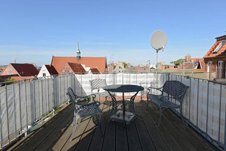 Ferienwohnung für 4 Personen, mit Ausblick und Seeblick sowie Terrasse in Wismar - 3