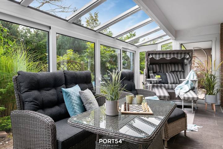 Ganze Wohnung, Deck 2 - Eg, bis zu 6 Personen, Terrasse & Wintergarten, Fahrradschuppen in Büsum, Kreis Dithmarschen