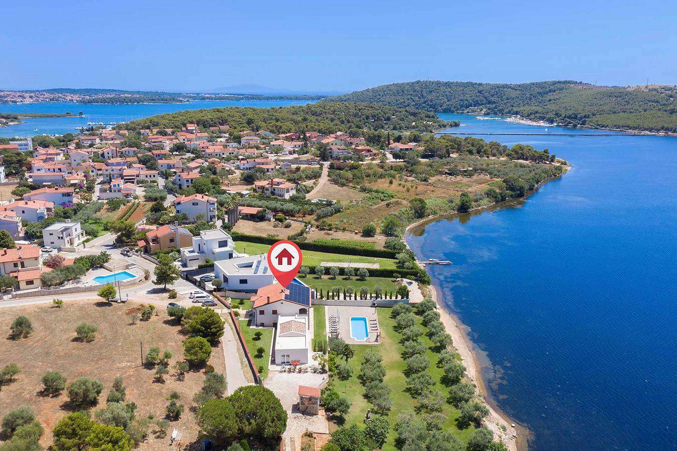 Villa Zuccon in Pomer, Zuidkust Istrië