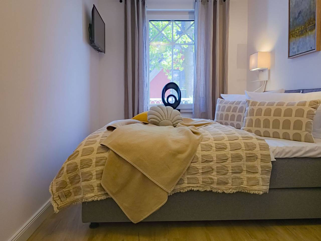 Ganze Ferienwohnung, Küstenkajüte 5 - Küstenkajüte 5 mit Sauna, Balkon und Wlan in Ostseebad Zingst, Zingst
