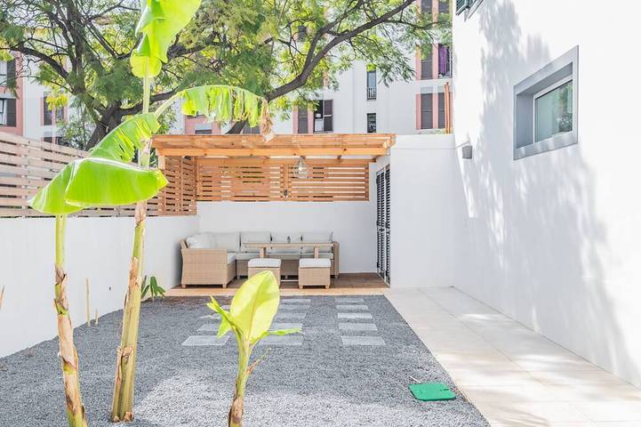 Chalé para 4 pessoas, com jardim e varanda em Madeira