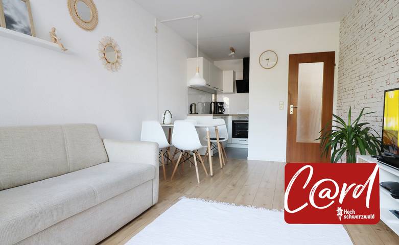 Ferienwohnung für 4 Personen, mit Balkon und Sauna im Schwarzwald