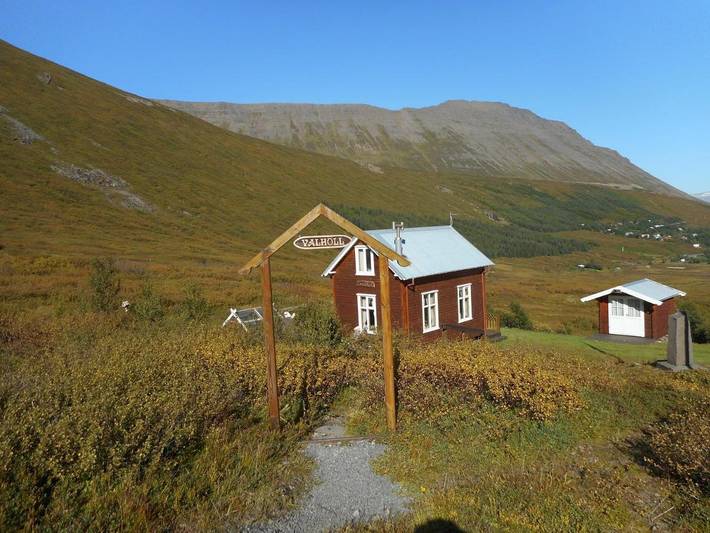 Chalet für 6 Personen, mit Garten und Sauna sowie Ausblick in Island