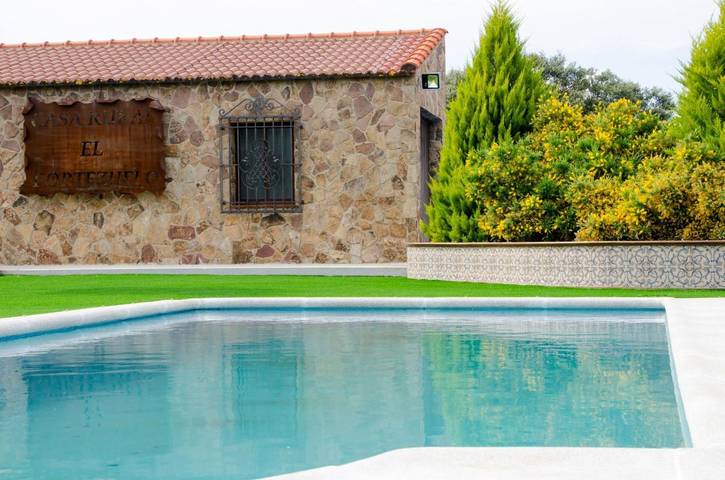 Casa rural para 6 personas, con vistas además de piscina y jardín, Se admiten mascotas en Provincia de Badajoz - 3