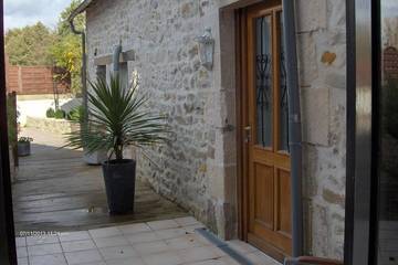 Gîte pour 4 personnes, avec jardin et balcon à La Trimouille