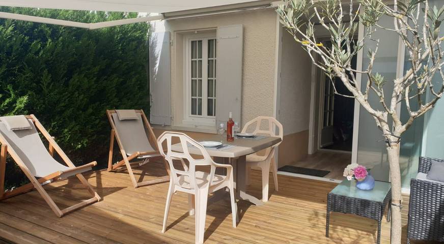 Appartement de vacances pour 2 personnes, avec jardin