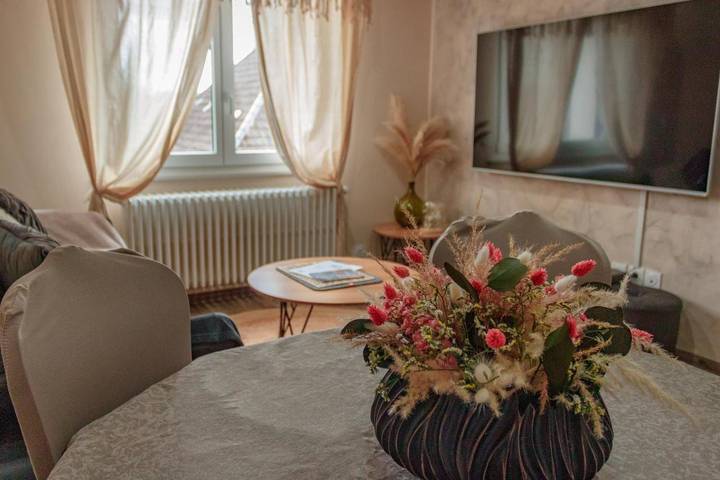 Appartement de vacances pour 6 personnes, avec jardin et vue, animaux acceptés