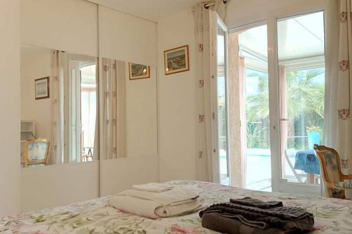 Location de vacances pour 8 personnes, avec piscine ainsi que jacuzzi et jardin à Pomérols - 3