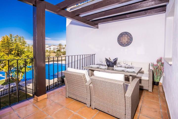 Apartamento de vacaciones para 4 personas, con balcón y piscina, Familias con niños - 1
