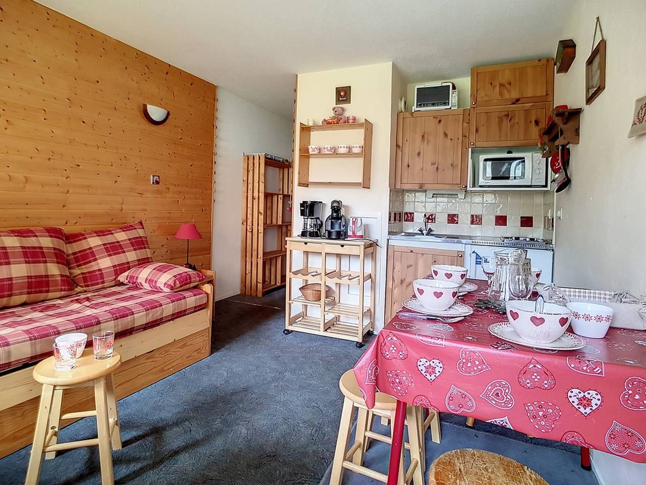 Chalet voor 4 Personen in Les Belleville, Vanoise Nationaal Park