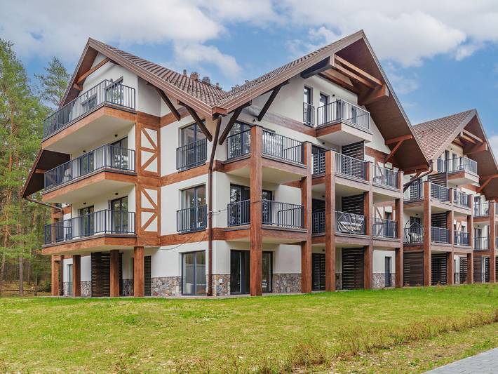 Ferienwohnung für 4 Personen, mit Ausblick und Terrasse in den Masuren