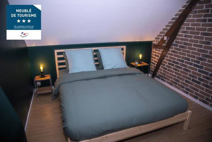 Appartement de vacances pour 4 personnes, avec vue et jardin