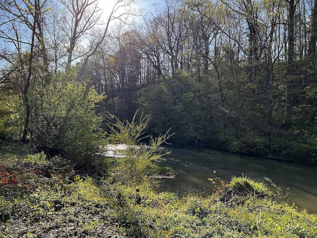 Cabin by the Creek Sleeps 8 on 3 Beautiful acres - Close to town and activities in Anderson County