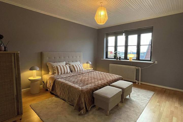 Ferienwohnung für 6 Personen, mit Balkon und Garten an der Kattegat Küste