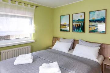 Ferienwohnung für 4 Personen, mit Terrasse und Garten, mit Haustier in Märkische Heide