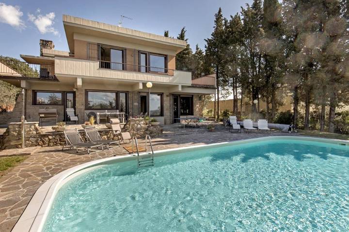 Villa pour 9 personnes, avec vue ainsi que jardin et piscine à Florence - 2