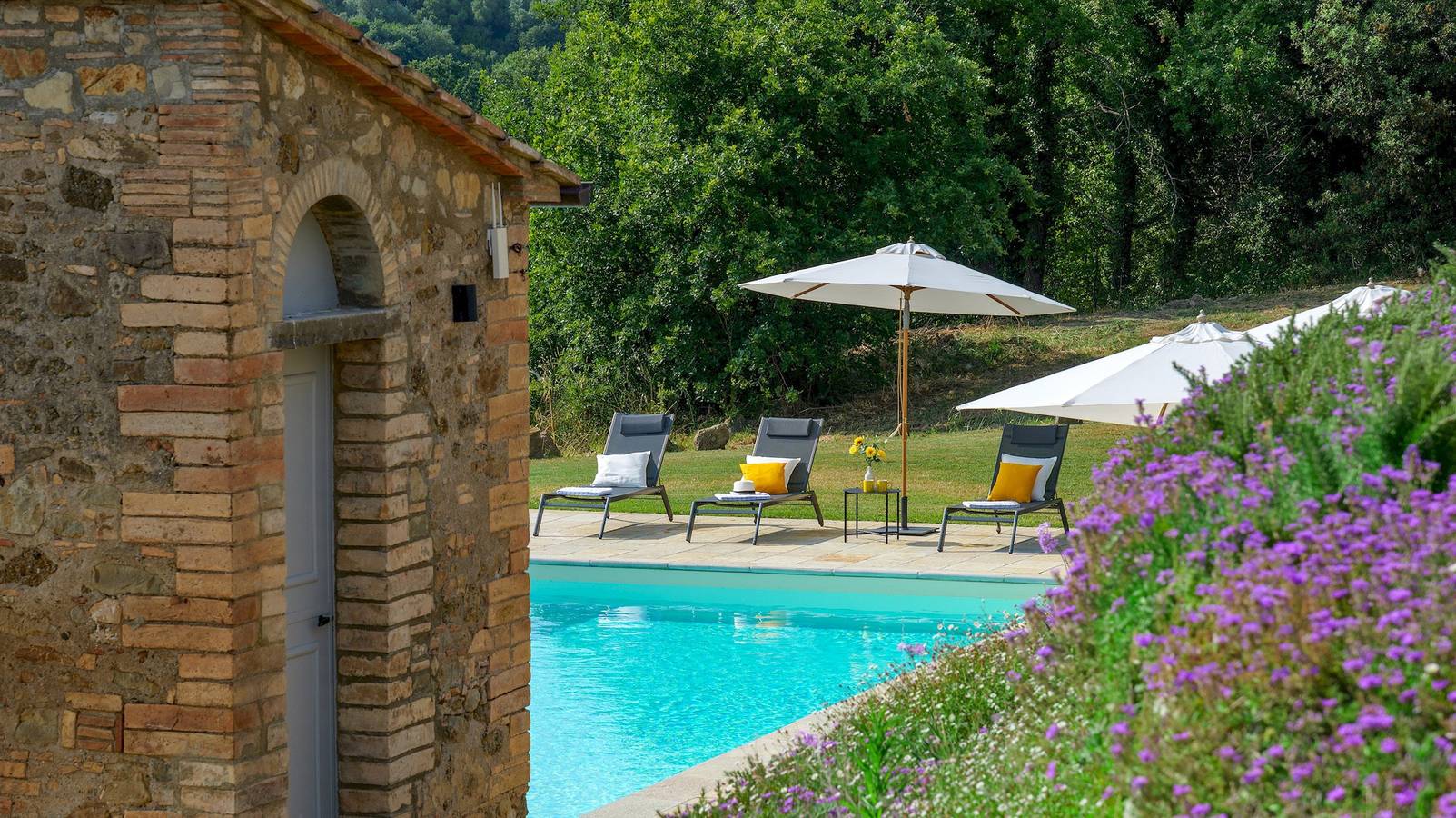 Villa für 14 Personen mit Terrasse in Pomarance, Pisa Provinz