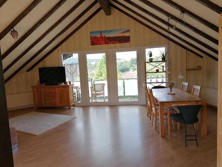 Ferienwohnung für 6 Personen, mit Balkon und Ausblick, mit Haustier