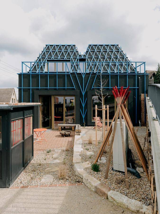 Ferienhaus für 6 Personen, mit Balkon und Terrasse sowie Garten und Sauna in Jena - 2