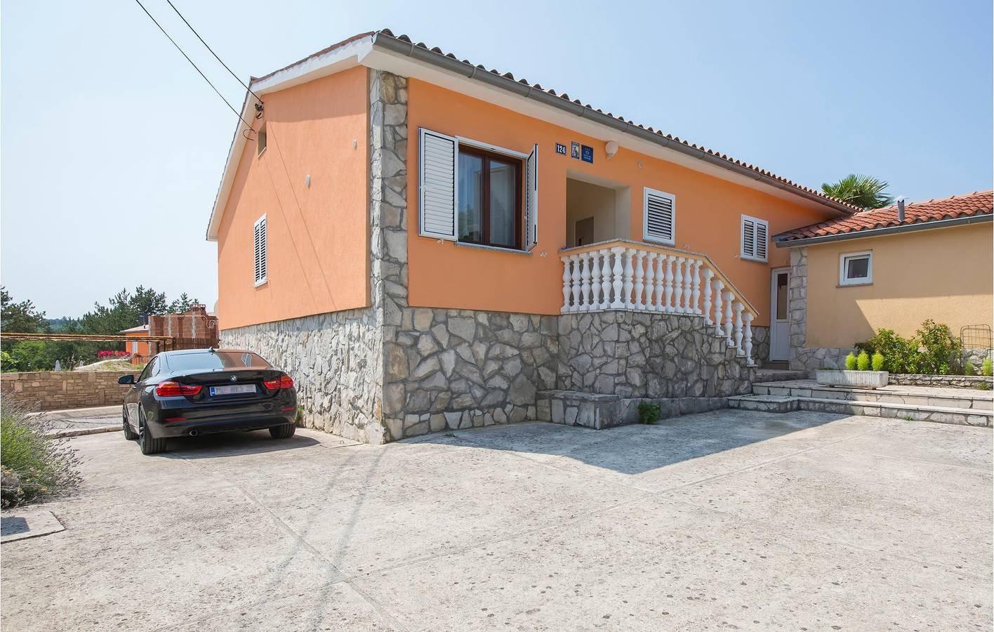 Dom dla 6 osób z taras in Vinez, Wschodnie Wybrzeże Istrii